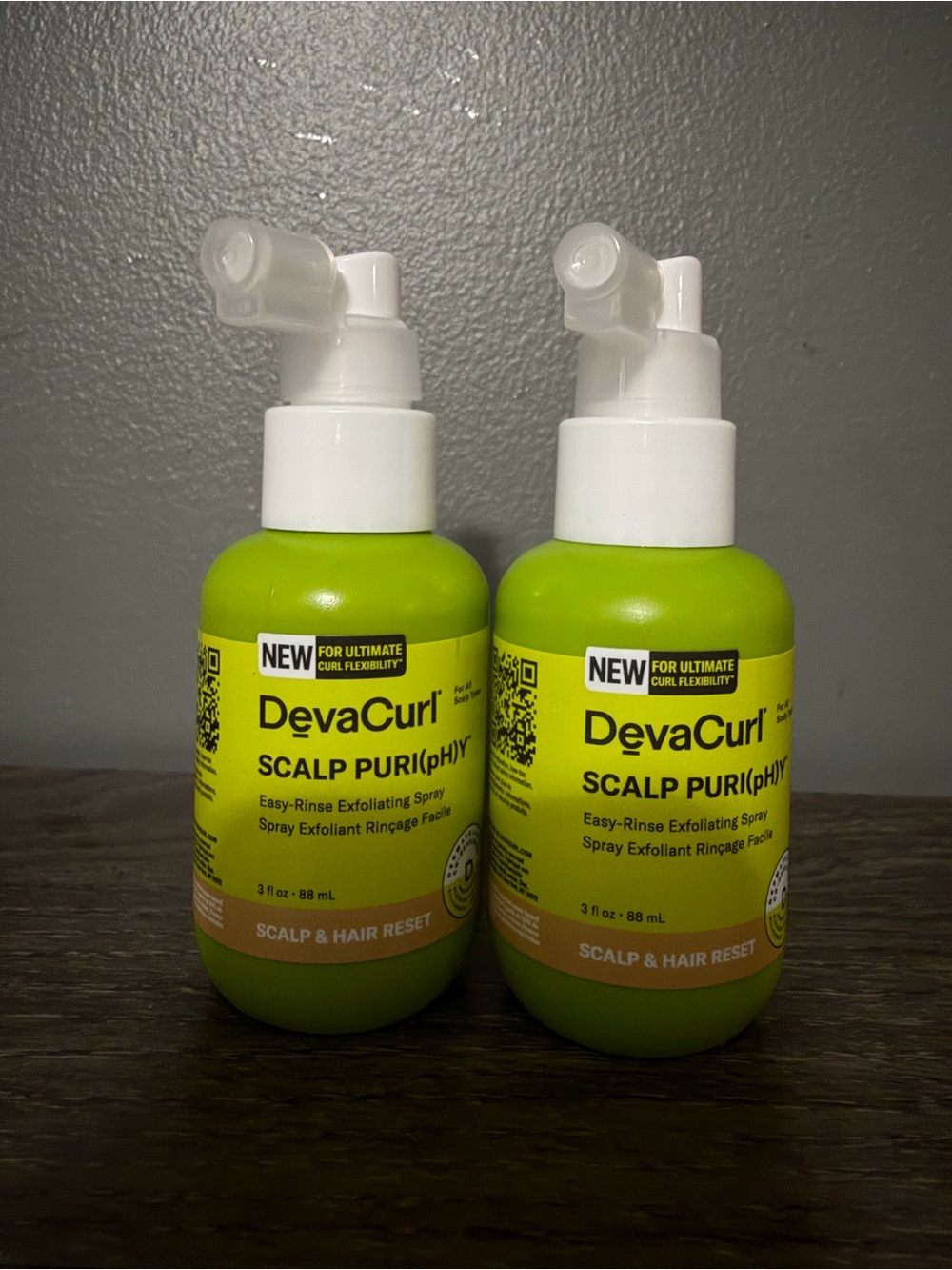 DevaCurl Scalp Puri(pH)y Exfoliating Spray — Brand New, 2 pack